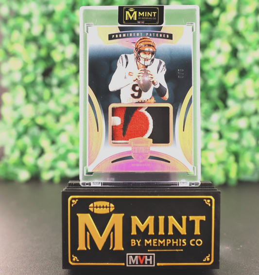 JOE BURROW 2024 PANINI EMINENCE PROMINENT PATCHES BENGALS INSANE PATCH 5/5 SSP