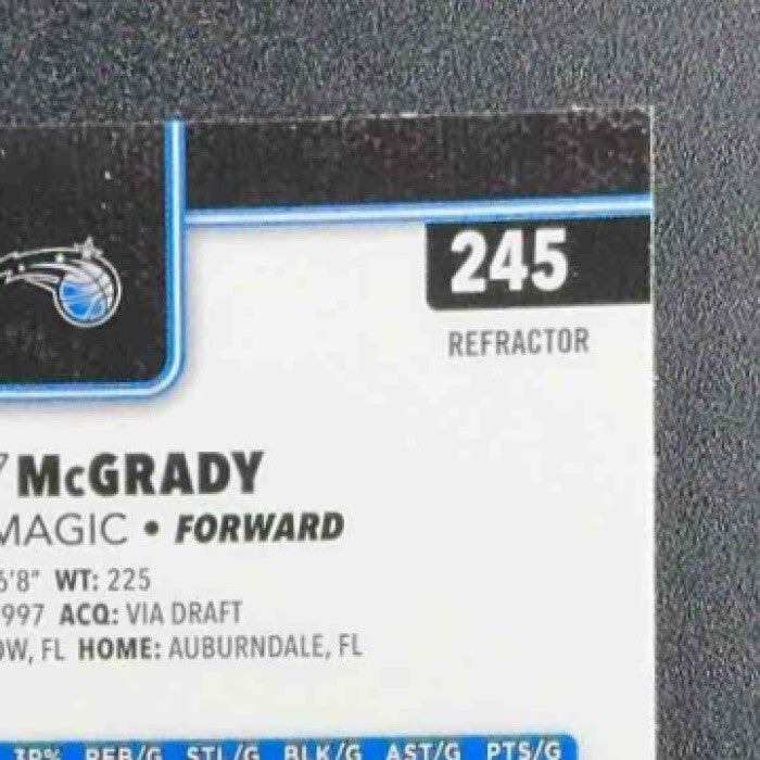 TRACY MCGRADY 2025-26 TOPPS CHROME #245 REFRACTOR MAGIC