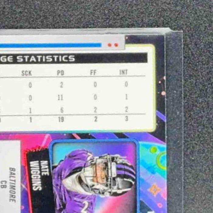 NATE WIGGINS 2024 TOPPS COSMIC CHROME #109 REFRACTOR RC RAVENS