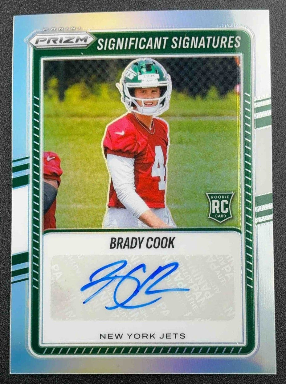 BRADY COOK 2025 PANINI PRIZM #SSI-BCK SIGNIFICANT SIGNATURES AUTO JETS