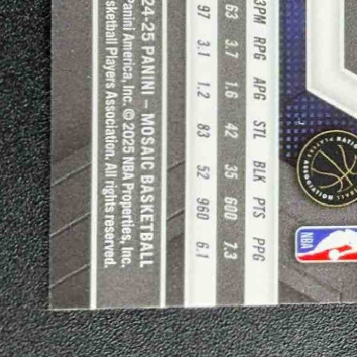 2024 Panini Mosaic Christian Braun #141 International Red Mosaic /75