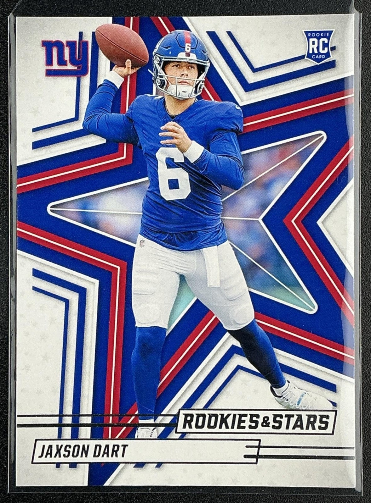 JAXSON DART 2025 PANINI ROOKIES & STARS #137 RC GIANTS