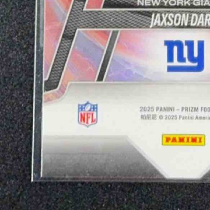 JAXSON DART 2025 PANINI PRIZM #6 PRIZMATIC RC GIANTS