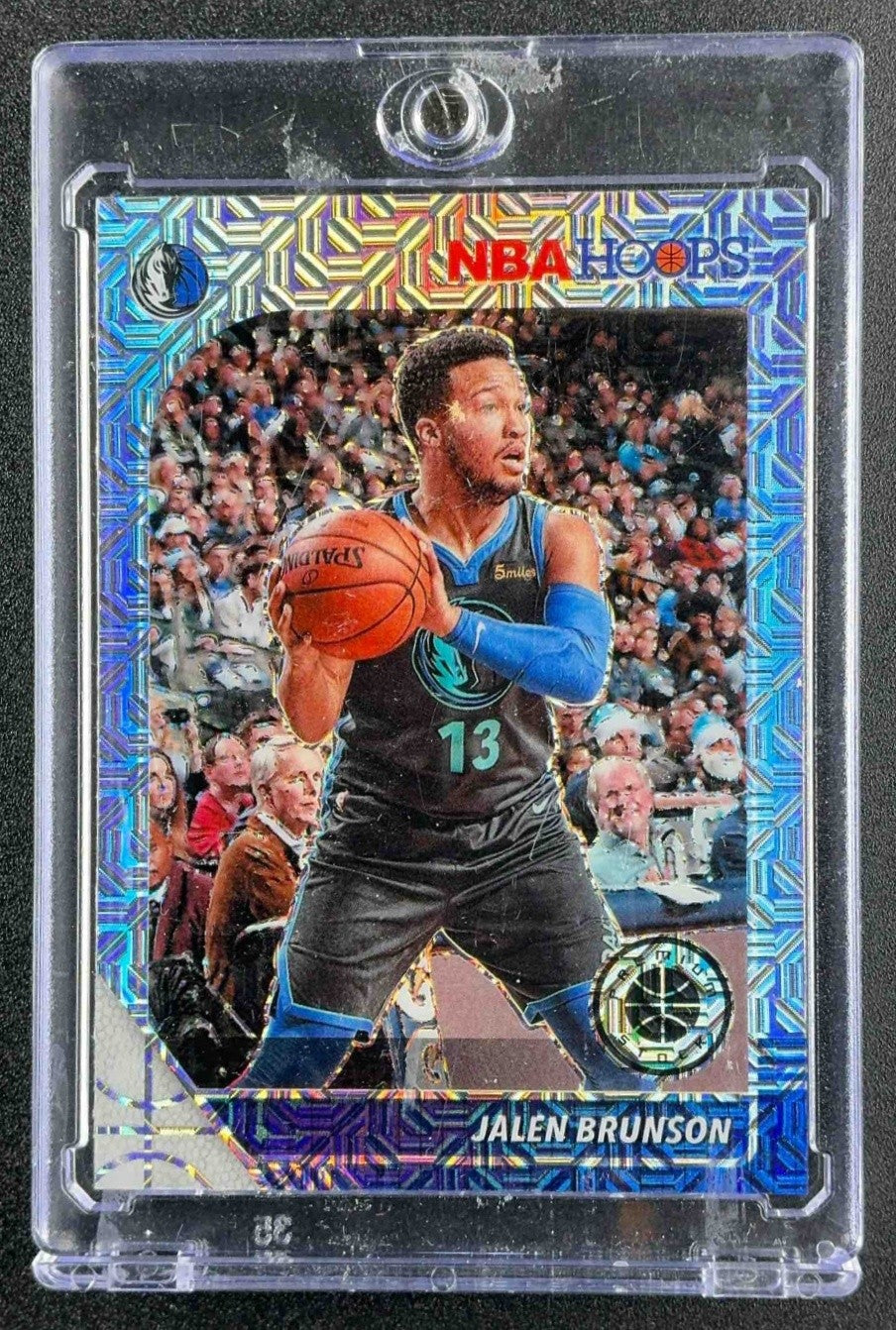 2019 Panini Hoops Premium Stock Jalen Brunson #42 Prizms Silver Mojo