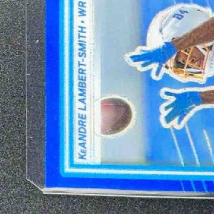 2025 Panini Donruss Optic KeAndre Lambert-Smith Rated Rookie Blue Hyper Prizm