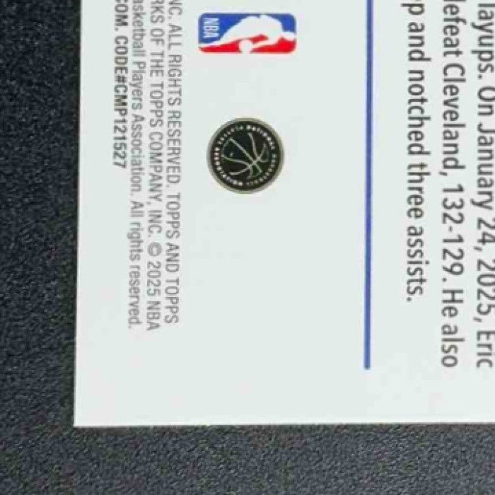 ERIC GORDON 2025-26 TOPPS CHROME #184 MAGENTA REFRACTOR 18/399 76ERS