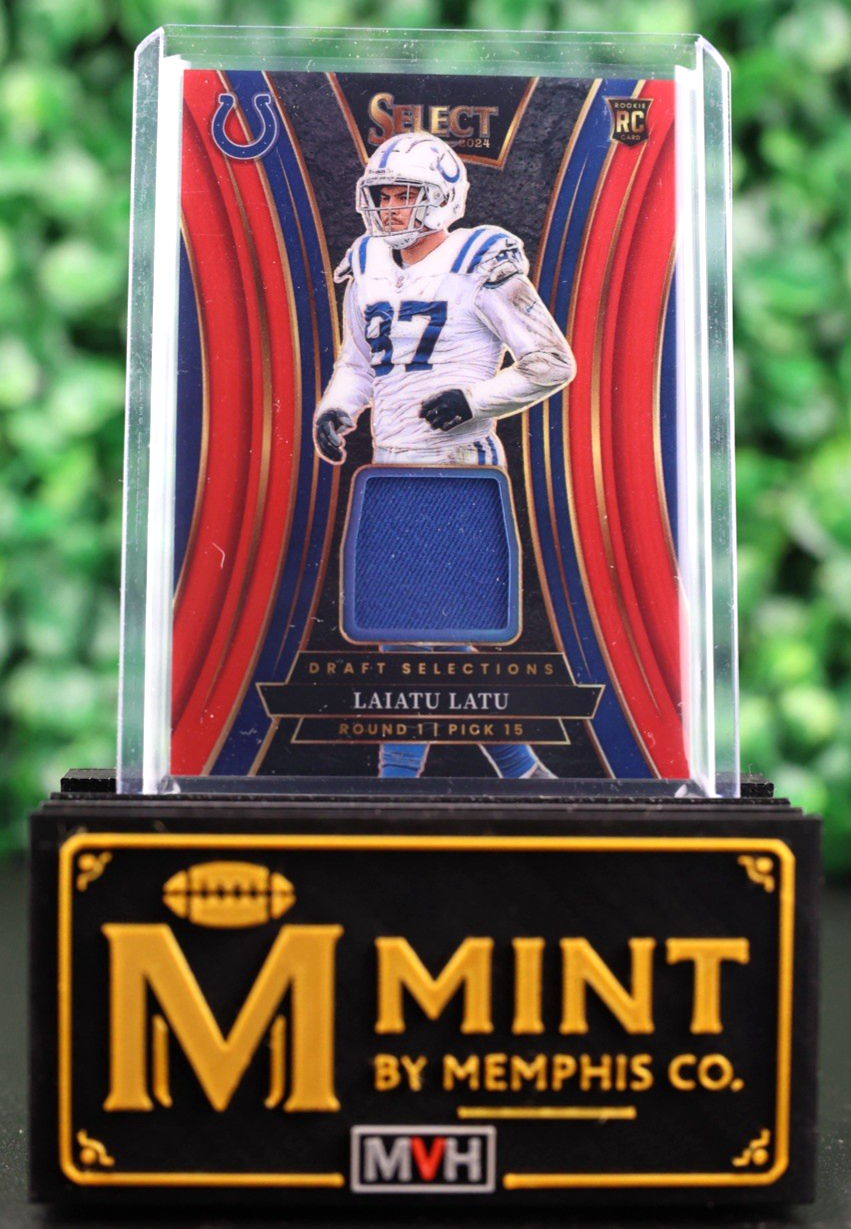 LAIATU LATU 2024 SELECT DRAFT SELECTION MEMORABILIA #DSM-LLU RED PRIZM COLTS