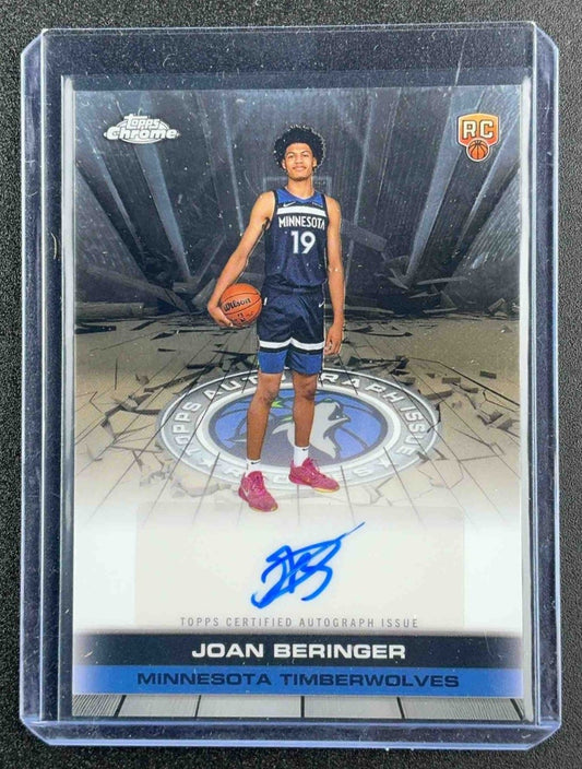 2025 Topps Chrome Joan Beringer #TAIR-JB Certified Auto Issue Rookies RC