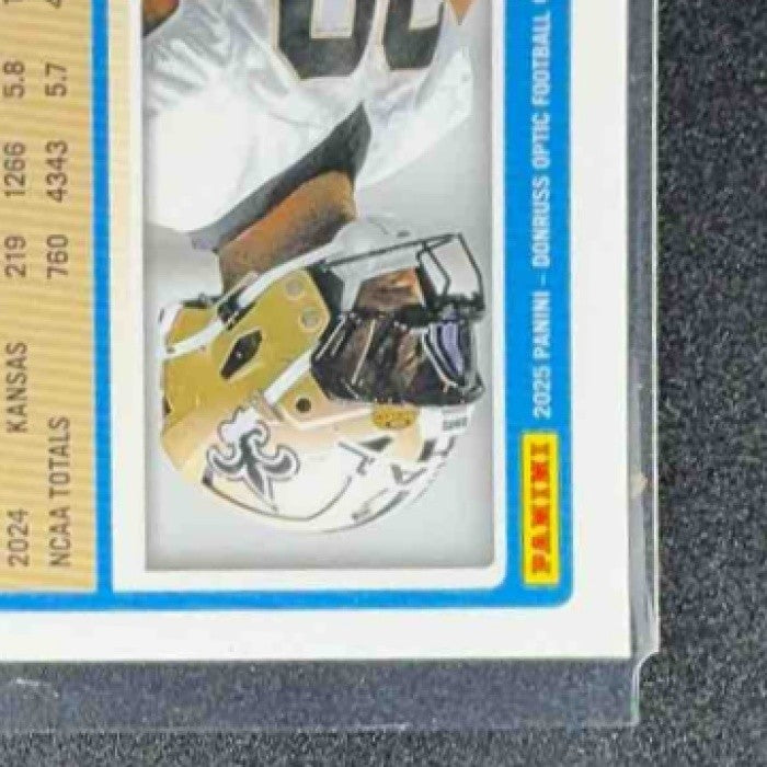 DEVIN NEAL 2025 PANINI DONRUSS OPTIC #282 RATED ROOKIE BLUE HYPER PRIZM SAINTS