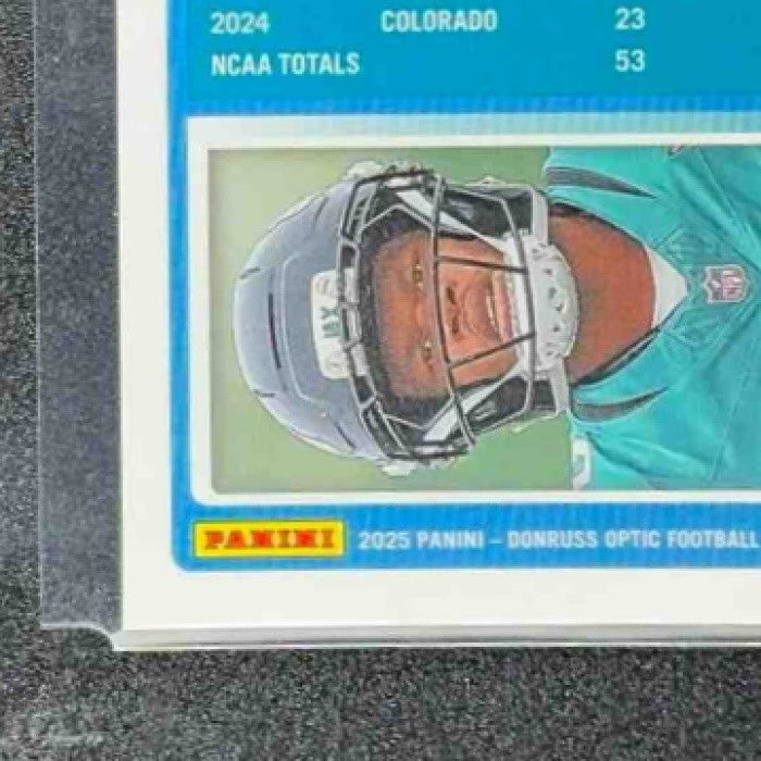 TRAVIS HUNTER 2025 PANINI DONRUSS OPTIC #201 RATED ROOKIE JAGUARS