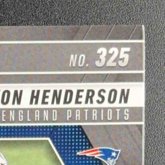 TREVEYON HENDERSON 2025 PANINI MOSAIC #325 ROOKIES MOSAIC PRIZM RC PATRIOTS