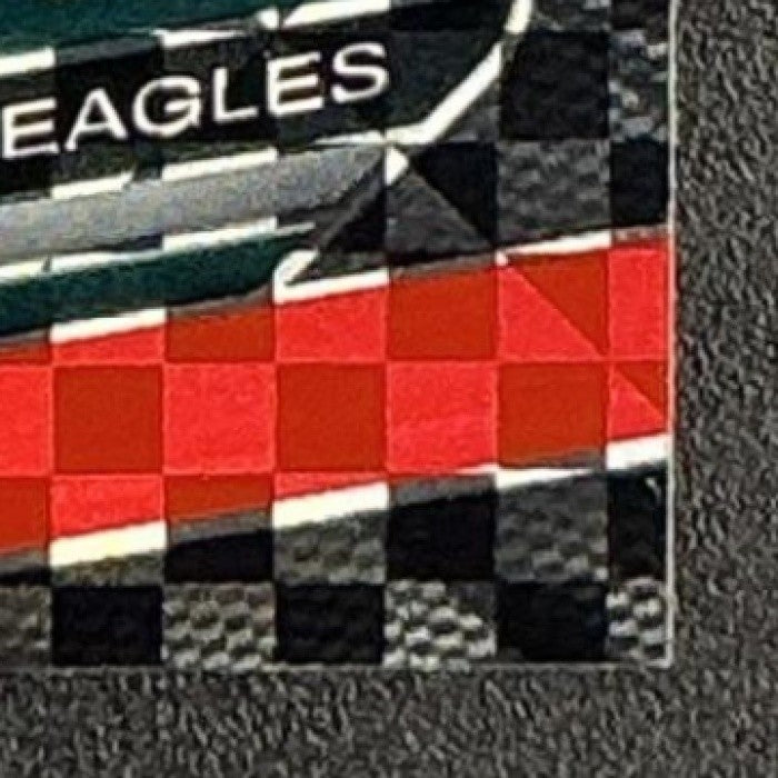 NICK FOLES 2025 PANINI PRIZM BLACK RED POWER EAGLES /75 SB MVP