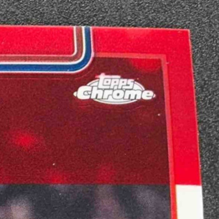 JORDAN POOLE 2025-26 TOPPS CHROME #207 RED, WHITE & BLUE REFRACTOR WIZARDS