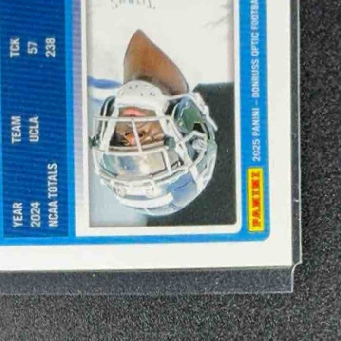 2025 Panini Donruss Optic Oluwafemi Oladejo #280 Rated Rookie Blue Hyper Prizm