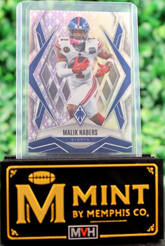 MALIK NABERS 2025 PANINI PHOENIX PHOENIX LOGO /149 NEW YORK GIANTS #143