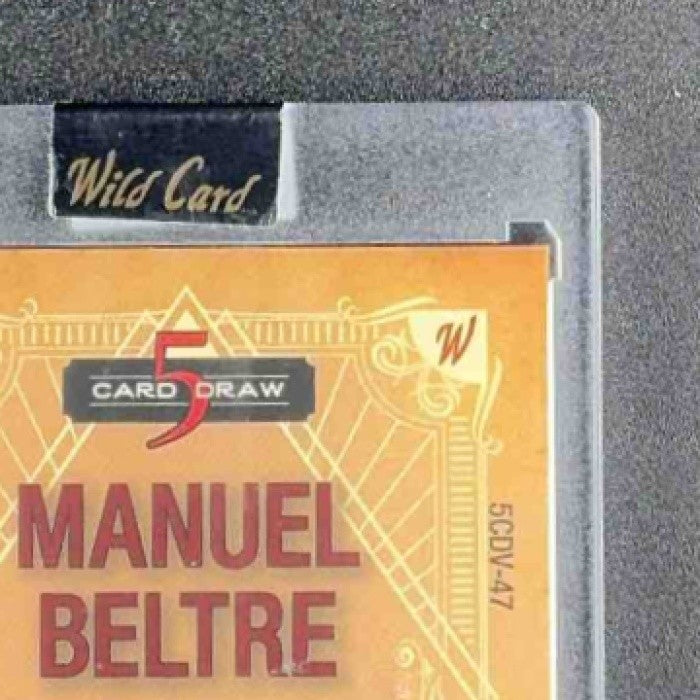 2023 Wild Card 5 Card Draw Auto Manuel Beltre /4