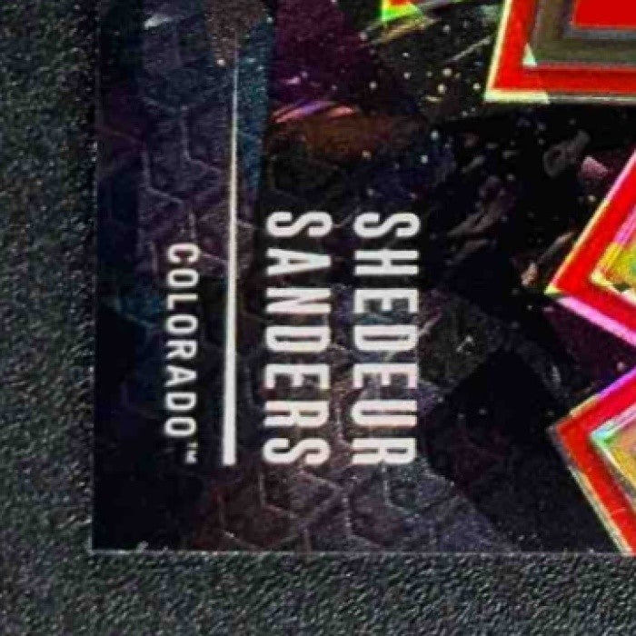 2025 Panini Prizm Draft Picks Shedeur Sanders #II-SSS Instant Impact Red Ice RC