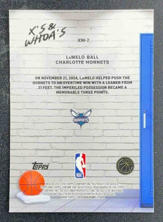 LAMELO BALL 2024-25 TOPPS CHROME #3 HORNETS