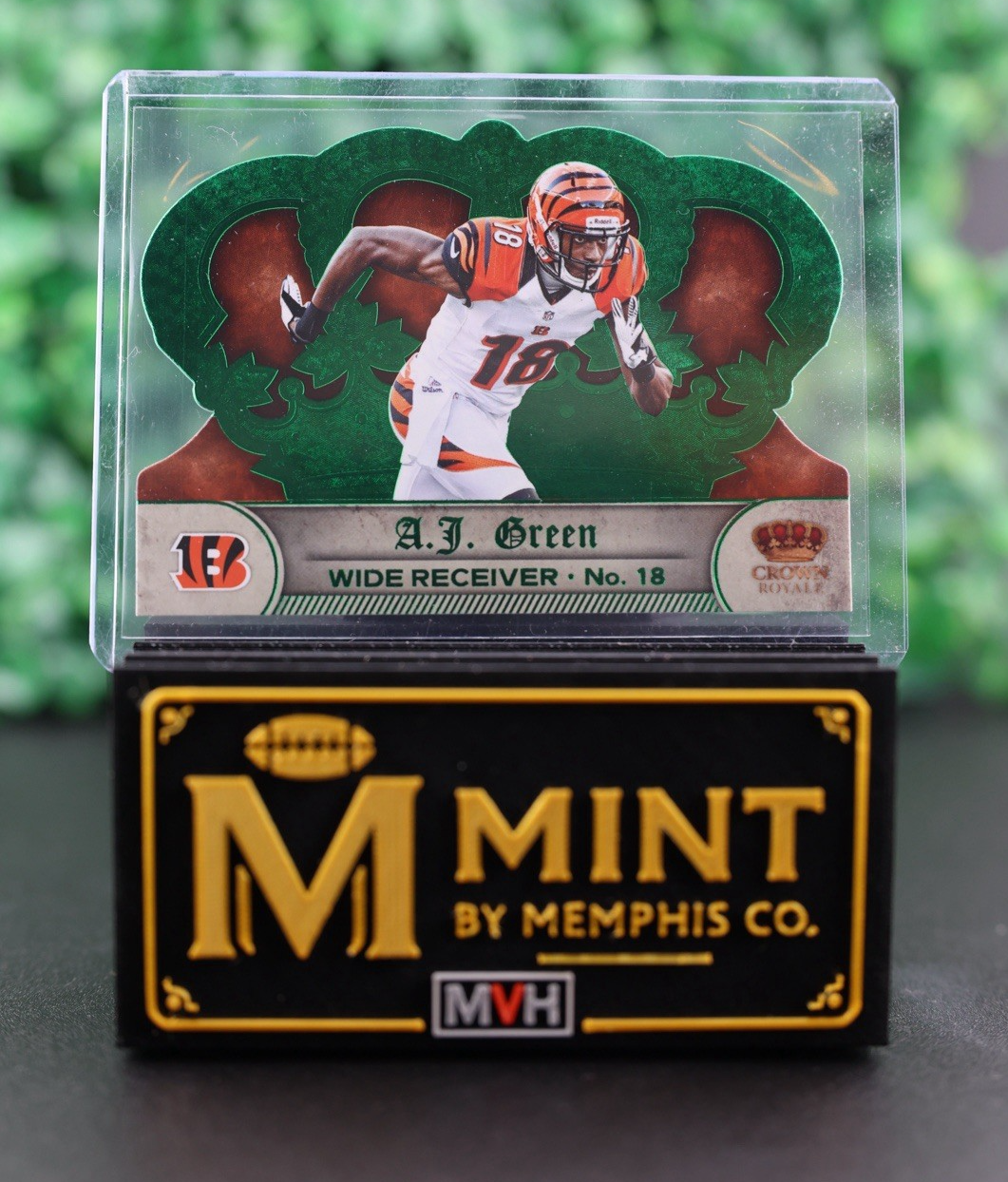 AJ GREEN 2012 PANINI CROWN ROYALE #12 GREEN /49 BENGALS