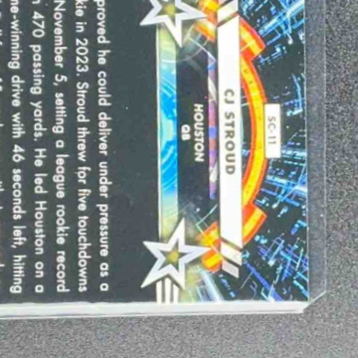 CJ STROUD 2024 TOPPS COSMIC CHROME #SC-11 STAR COMMAND TEXANS