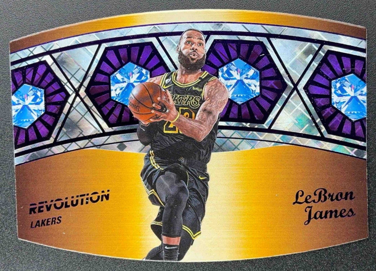 LEBRON JAMES 2024-25 PANINI REVOLUTION RING BEARERS COSMIC 99/99 BOOKEND LAKERS
