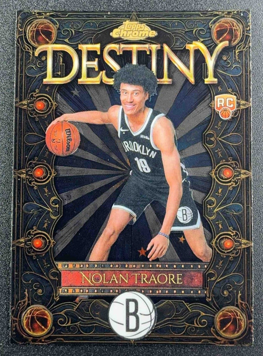 NOLAN TRAORE 2025 TOPPS CHROME #D-16 DESTINY RC NETS