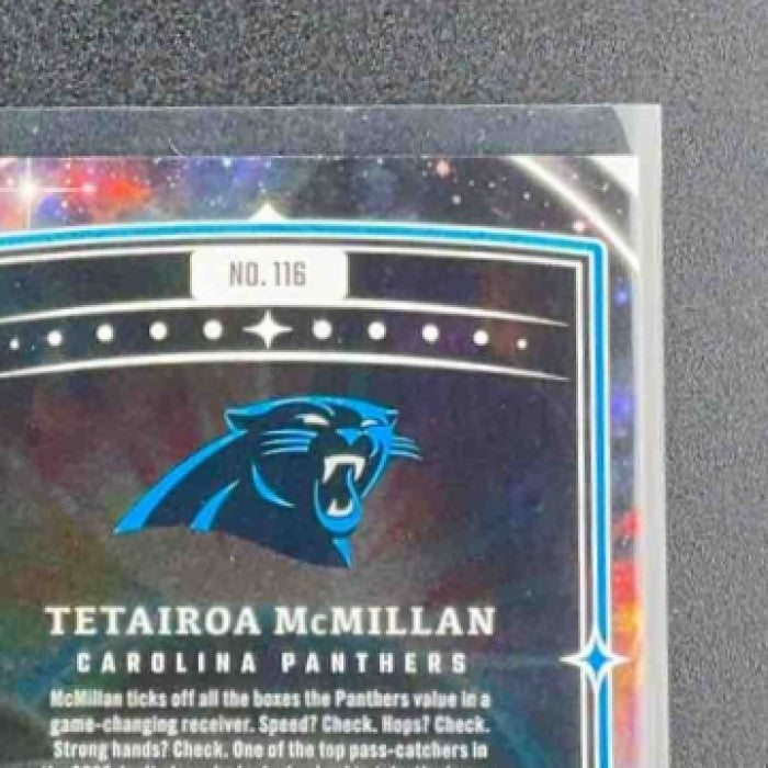 TETAIROA MCMILLAN 2025 PANINI ORIGINS #116 ROOKIE RC PANTHERS