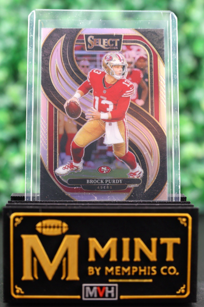 BROCK PURDY 2024 SELECT PREMIER LEVEL #124 SILVER PRIZM 49ERS