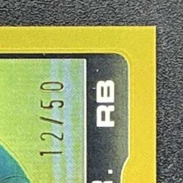 TRAVIS ETIENNE JR. 2025 TOPPS CHROME #139 GOLD REFRACTOR 12/50 JAGUARS