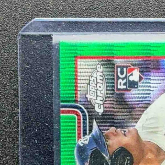 BROOKS LEE 2025 TOPPS CHROME UPDATE #USC6 GREEN WAVE REFRACTOR 9/99 RC TWINS