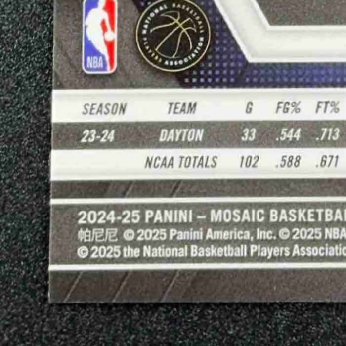 2024 Panini Mosaic DaRon Holmes II #250 International Blue Mosaic /35 RC