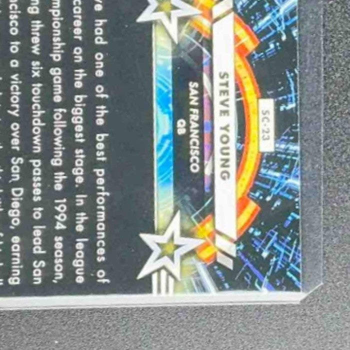 STEVE YOUNG 2024 TOPPS COSMIC CHROME #SC-23 STAR COMMAND 49ERS