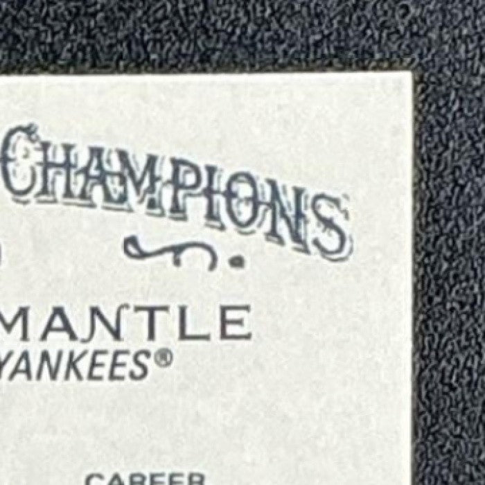 MICKEY MANTLE 2025 TOPPS ALLEN & GINTER #19 MINI GOLD BORDER YANKEES