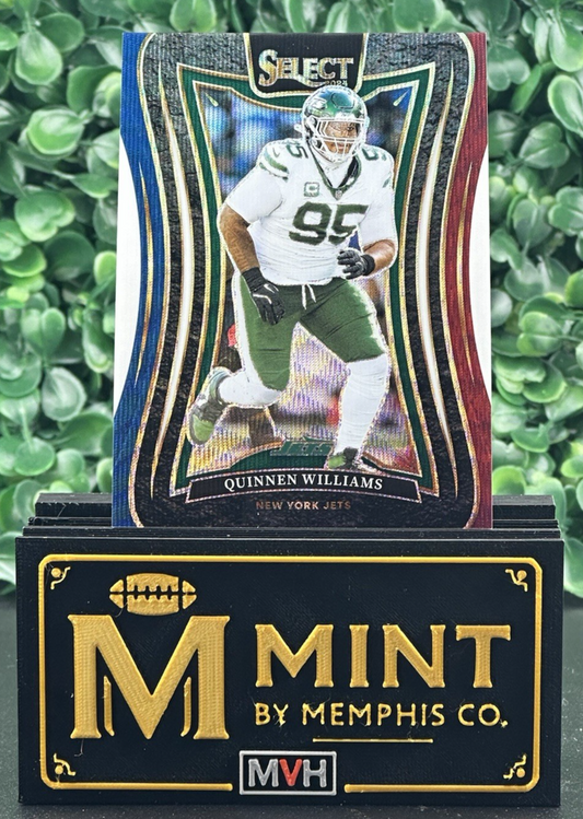 QUINNEN WILLIAMS 2024 SELECT SUITE LEVEL #369 TRI COLOR PRIZM /149 JETS