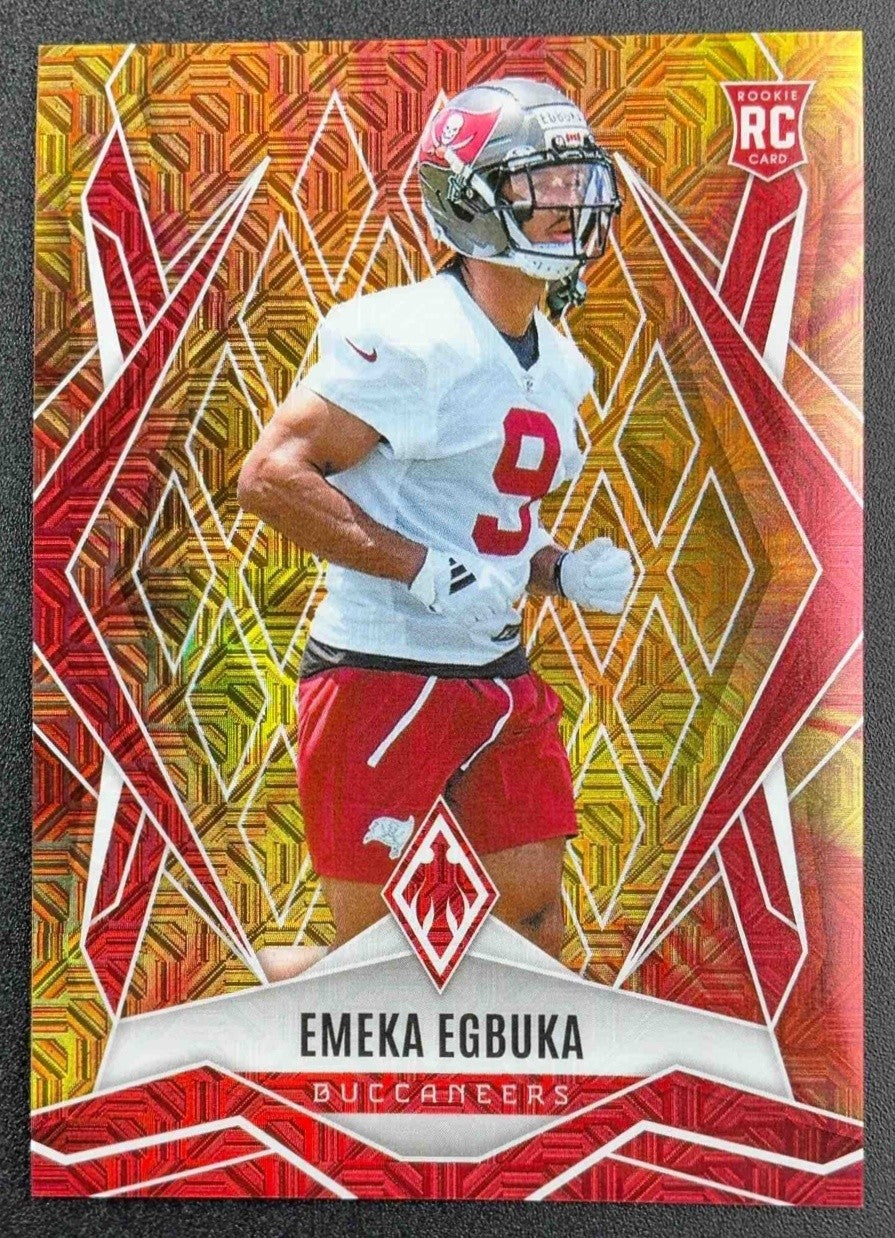 EMEKA EGBUKA 2025 PANINI PHOENIX #225 FIRE BURST 14/350 RC BUCCANEERS