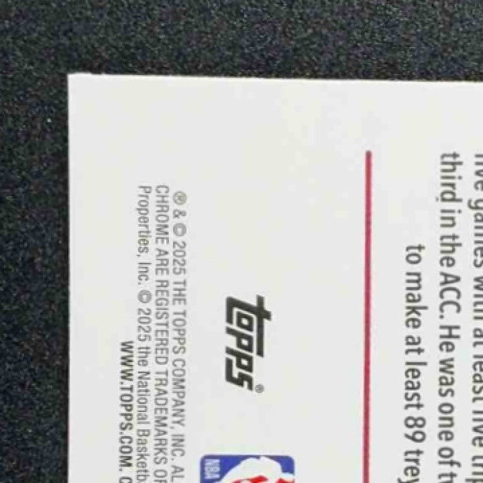 TYRESE PROCTOR 2025-26 TOPPS CHROME #300 PRISM REFRACTOR RC CAVALIERS