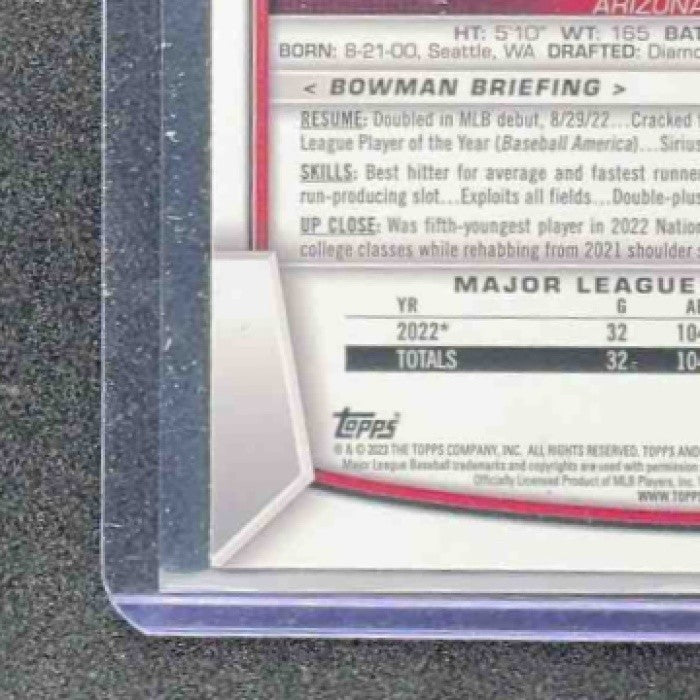 CORBIN CARROLL 2023 BOWMAN MEGA BOX #73 MOJO REFRACTOR RC DIAMONDBACKS