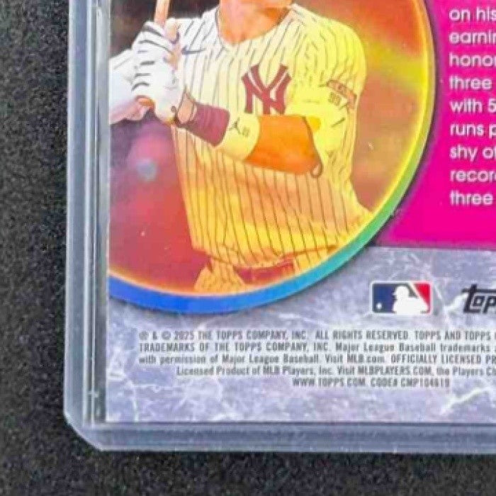 AARON JUDGE 2025 TOPPS CHROME #F15-1 FORTUNE 15 YANKEES