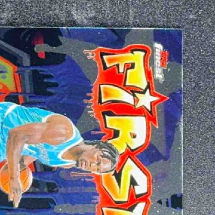 SION JAMES 2025-26 TOPPS FINEST #F-23 FIRST RC HORNETS