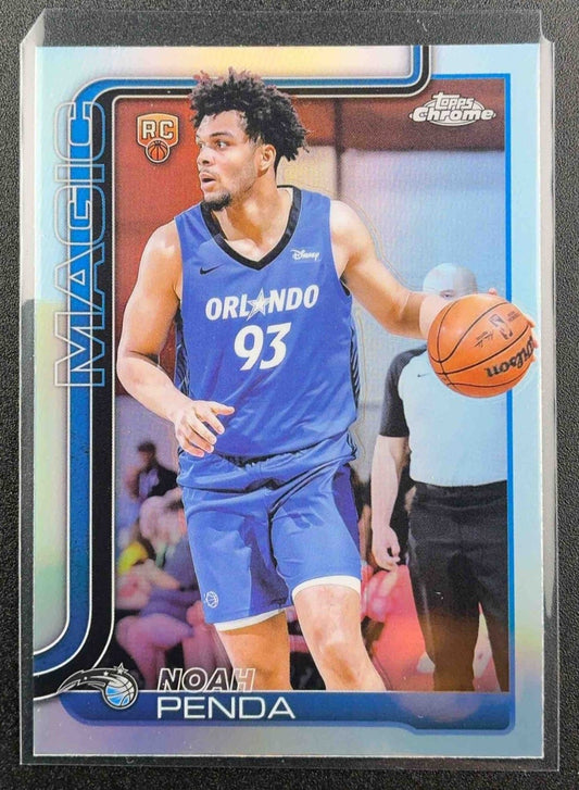 NOAH PENDA 2025-26 TOPPS CHROME #282 REFRACTOR RC MAGIC