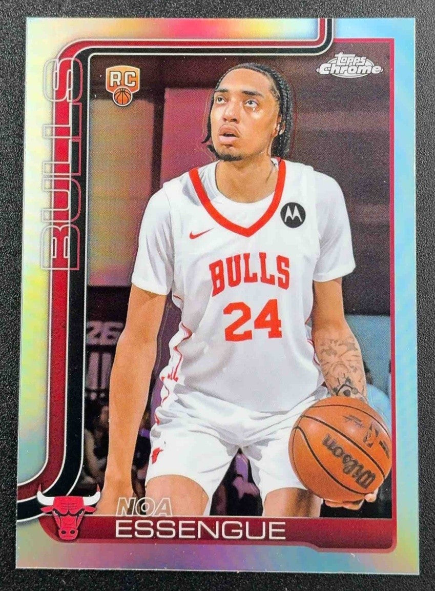 NOA ESSENGUE 2025-26 TOPPS CHROME #262 REFRACTOR RC BULLS