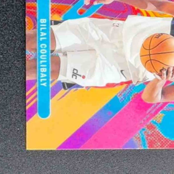BILAL COULIBALY 2025-26 TOPPS FINEST #58 COMMON OIL SPILL REFRACTOR WIZARDS