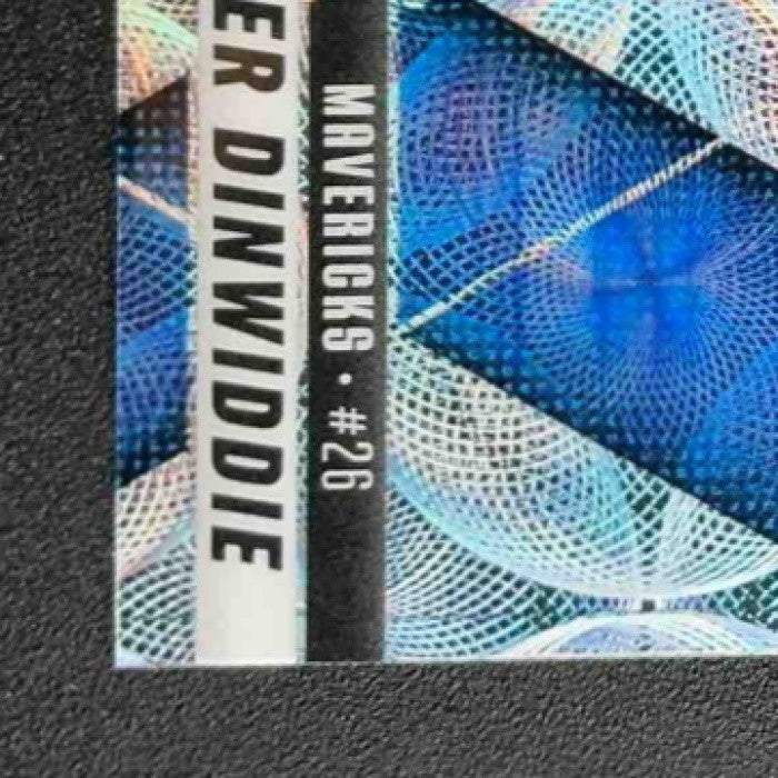 SPENCER DINWIDDIE 2024-25 PANINI MOSAIC #34 INTERNATIONAL MOSAIC MAVERICKS