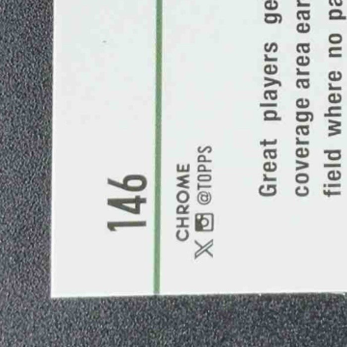 DARRELLE REVIS 2024 TOPPS CHROME #146 X-FRACTOR JETS