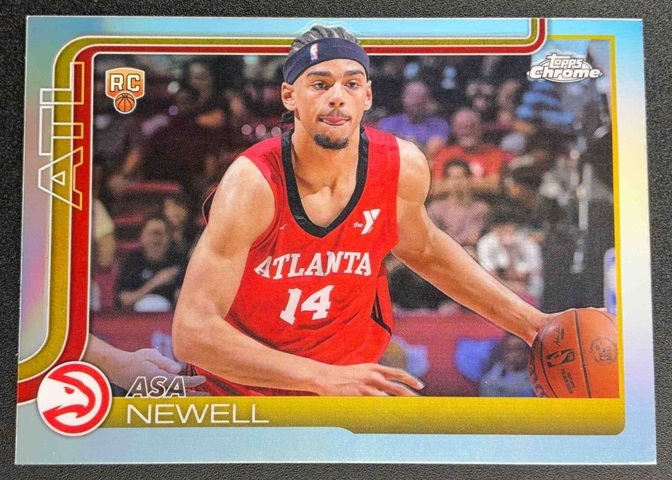 ASA NEWELL 2025-26 TOPPS CHROME #273 REFRACTOR RC HAWKS