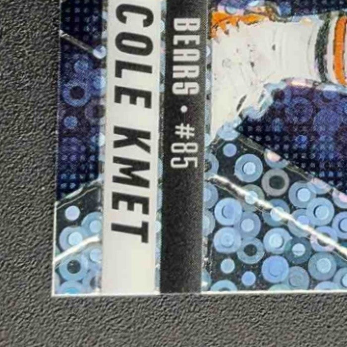 COLE KMET 2025 PANINI MOSAIC #48 NO HUDDLE SILVER PRIZM BEARS