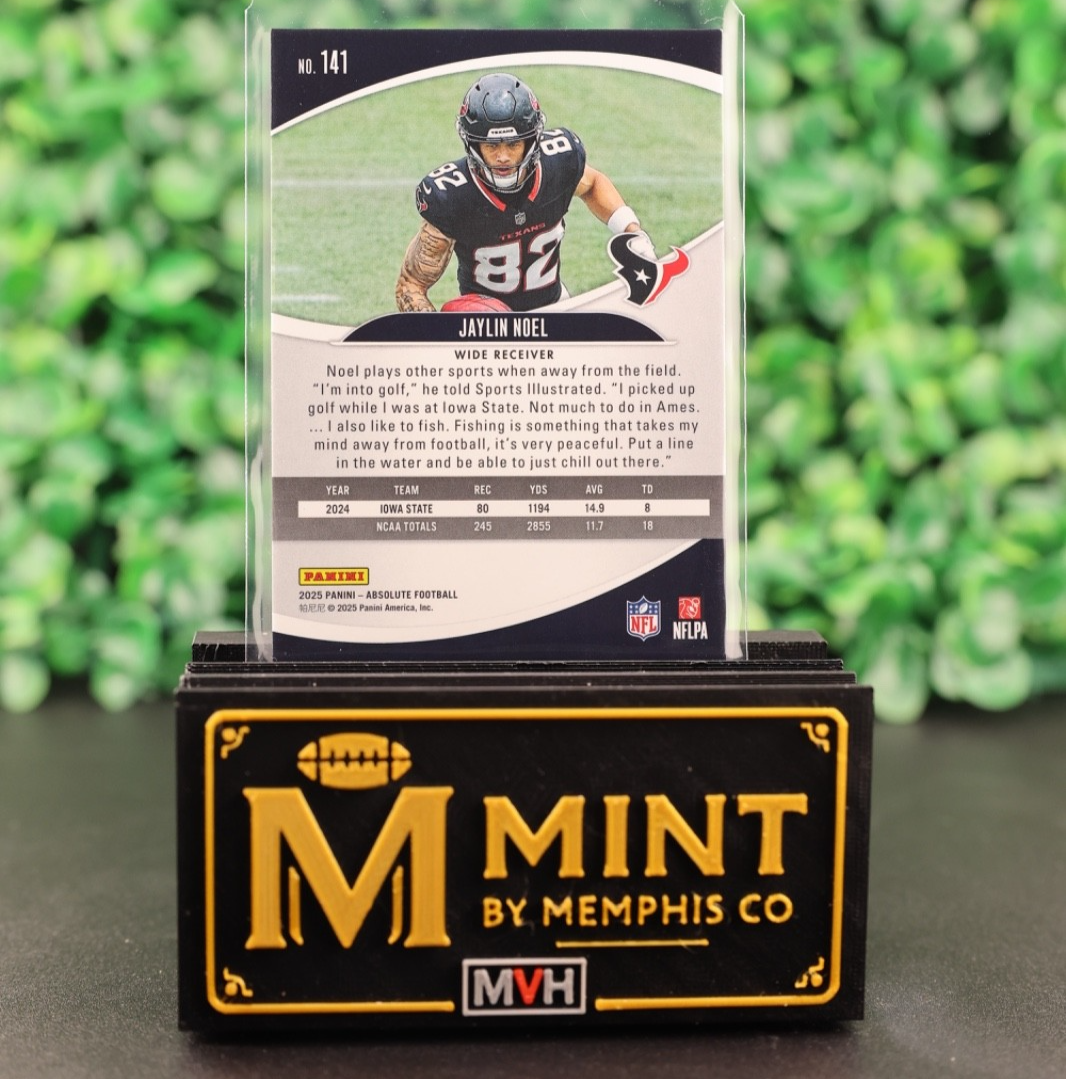 JAYLIN NOEL 2025 ABSOLUTE ROOKIES RC SPECTRUM ROOKIE /375 TEXANS