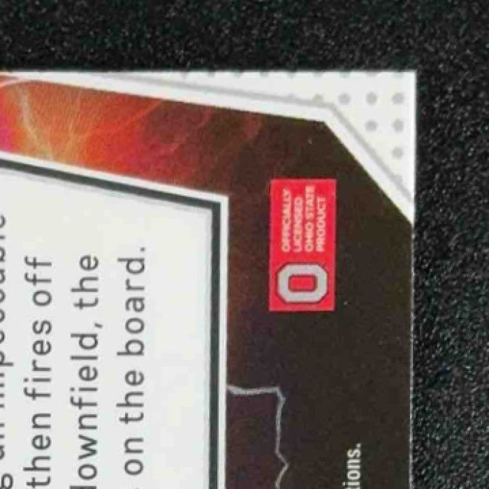 JULIAN SAYIN 2025 PANINI PRIZM DRAFT PICKS #23 FEARLESS RED ICE BUCKEYES