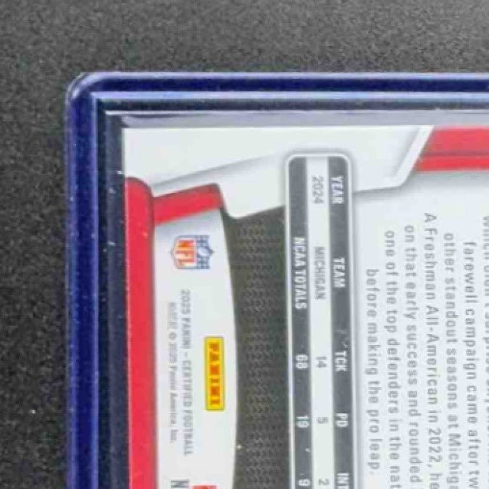 WILL JOHNSON 2025 PANINI CERTIFIED #159 ROOKIES MIRROR /399 RC CARDINALS