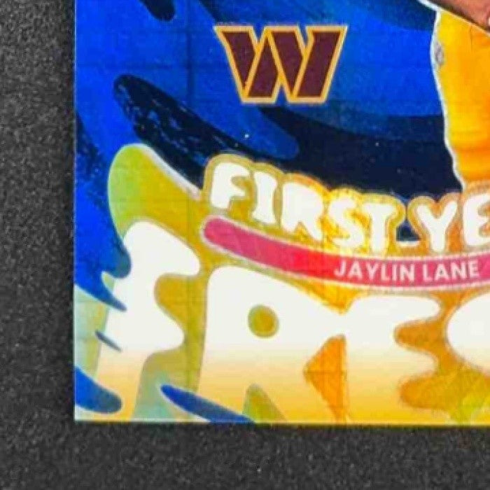 2025 Panini Donruss Optic Jaylin Lane First Year Fresh Blue Hyper Prizm RC